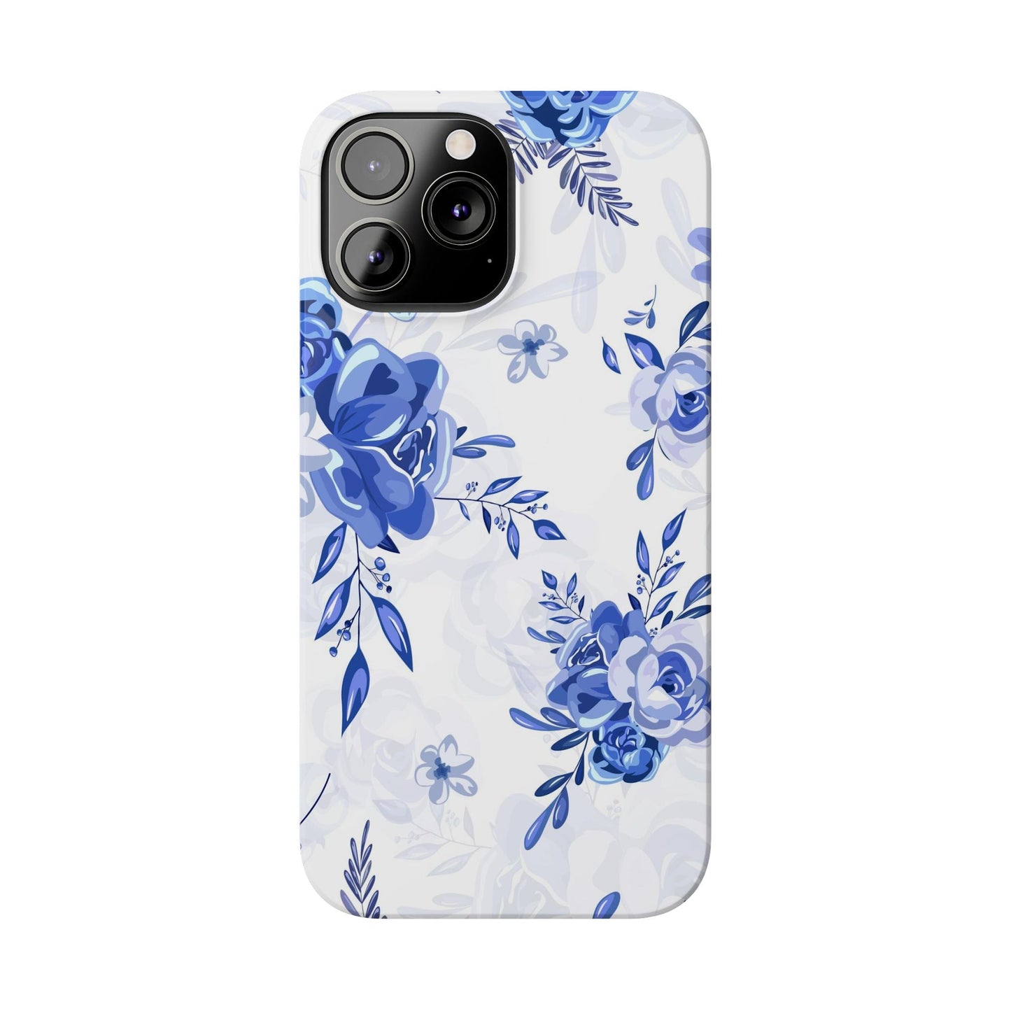 French Blue and White Toille, Slim Phone Cases, Case-Mate IPHONE16 and all sizes